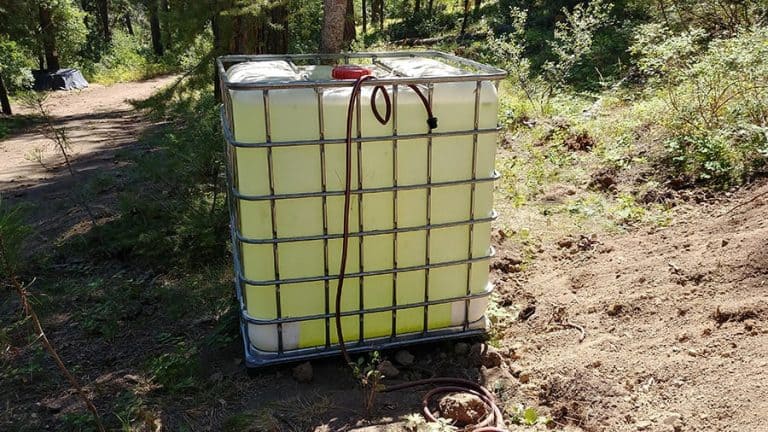 275 gallon water tank emergency water supply
