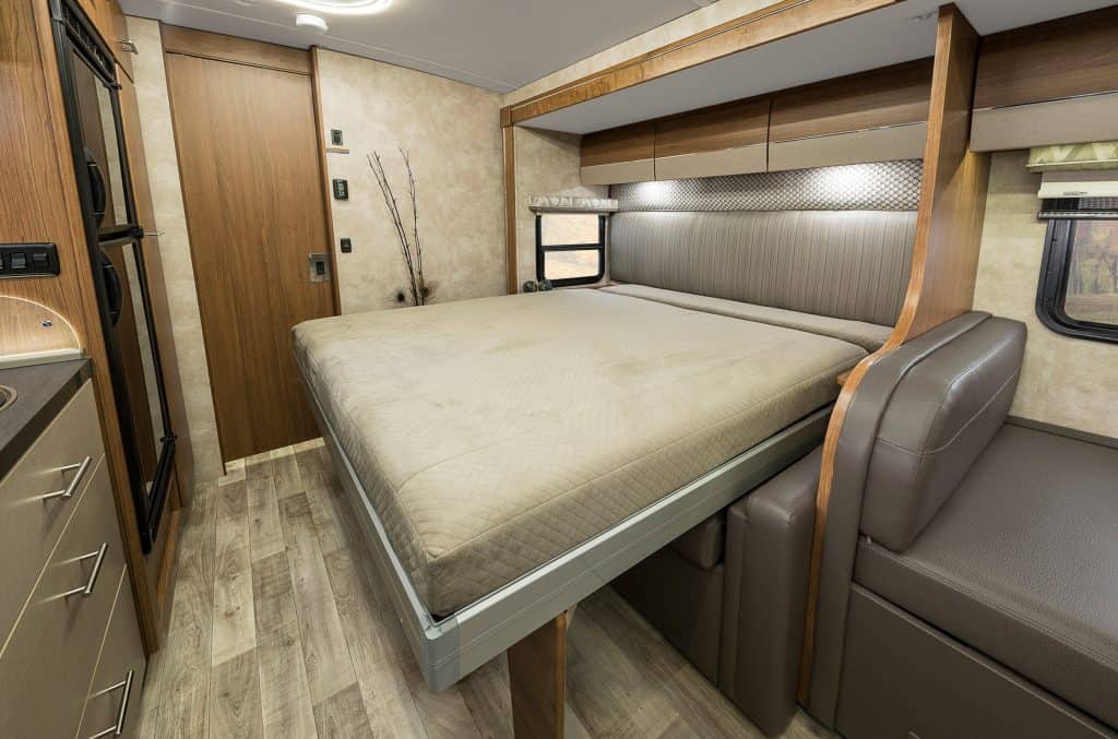 Travel Trailers With Murphy Beds, Small Travel Trailer With Queen Bed And Bunk Beds