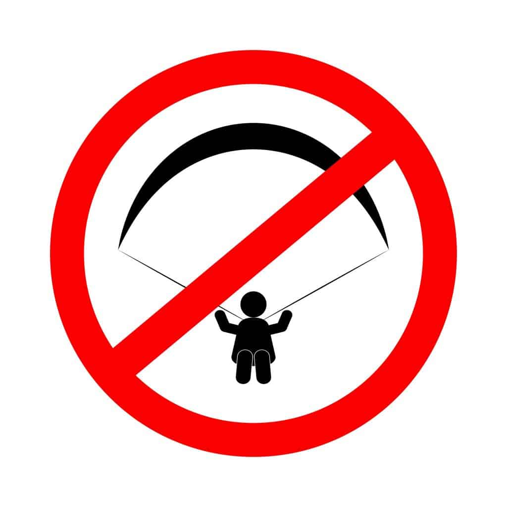paramotors allowed to fly