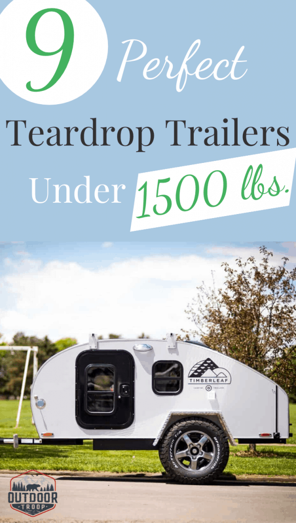 lightweight travel trailer
teardrop trailer
1,500 pounds