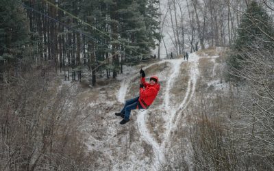 zip line in the snow where to zip line In the snow